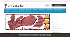 Desktop Screenshot of kravata.hr